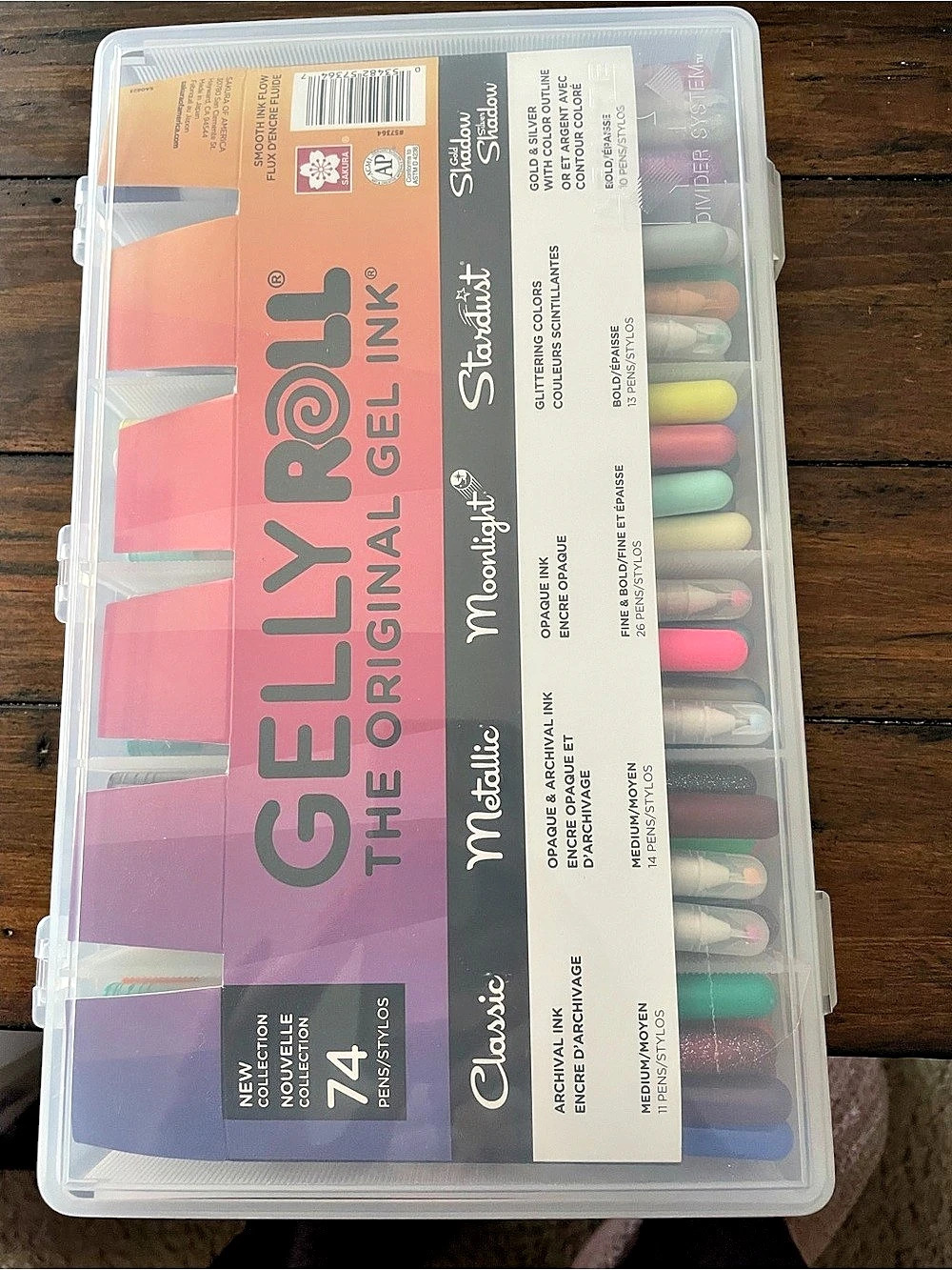 Sakura Gelly Roll Original Gel Ink 74 Gel Ink Pens 74-Piece Set